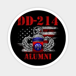 DD-214 US Army 82nd AIRBORNE Division Alumni - Veterans Day Gift Magnet